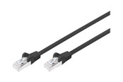 Verkkokaapelit - DIGITUS patch cable - 5 m - black - Musta - 5m - DB-160144-050-S
