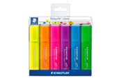 Kirjoitus- ja piirustustarvikkeet - Staedtler Korostuskynät Textsurf.cl.6kpl.lompakossa - 364 P WP6