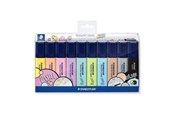 Kirjoitus- ja piirustustarvikkeet - Staedtler Korostuskynät Textsurf.cl.10 kpl lompakossa - 364 CWP10