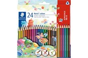 Kirjoitus- ja piirustustarvikkeet - Staedtler Noris Triangular color pencils assorted colours 18+6 - 187 C18P1