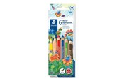 Kirjoitus- ja piirustustarvikkeet - Staedtler Noris® super jumbo 129 -kynät, 6 eri väriä - 129 NC6