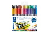 Kirjoitus- ja piirustustarvikkeet - Staedtler Kaksipäiset kuitukärkikynät 72 kpl - 3200 TB72