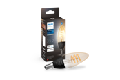 Smart Home - Älykoti - Philips Hue Valkoinen Ambiance Filament E14 Candle 1-Pack - 929003145201