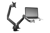 Näytön kiinnitys - Multibrackets M VESA Gas Lift Arm Dual Arm w. Laptop Holder - 7350105211881