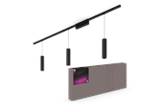 Smart Home - Älykoti - Philips Hue Perifo Ceiling Pendant - 3 Cylinders - Musta - 929003117101