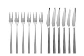 Kattaus - Gense Steak cutlery Fuga 12 pcs Matt/White steel - 23828