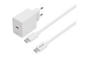 Puhelin - Adapterit & Laturit - Deltaco USBC-AC146 Teho adapter - USB-C - 20 Watt - USBC-AC146