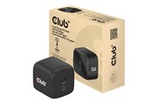 Puhelin - Adapterit & Laturit - Club 3D CAC-1909 power adapter - PPS and GaN technology - 2 x USB-C - 45 Watt - CAC-1909EU