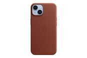 Puhelin - Kannet ja kotelot - Apple iPhone 14 nahkakotelo MagSafella - Umber - MPP73ZM/A