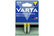 Akut ja Paristot - VARTA Lataa Accu Recycled 56813 -akku uudelleen - 2 x AAA - NiMH - 56813101402