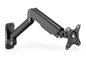 Näytön kiinnitys - DIGITUS - mounting kit - for LCD display/ curved LCD-näyttö - gas spring swivel arm - Musta - DA-90425