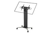 Seinäkiinnitys, AV-kiinnikkeet & AV-kalusteet - Vision - cart - motorised - for flat panel - trolley - matte black - Max 130 kg - recommended for 90" - VFM-F50T
