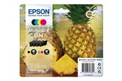 Mustepatruunat, värikasetit ja lisävarusteet - Epson 604 Multipack (Black Keltainen Cyan Magenta) Ink - C13T10G64020