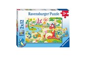 Palapelit - Ravensburger Minun Dino-kaverini 2x12 kpl. - 10105246