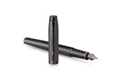 Kirjoitus- ja piirustustarvikkeet - Parker IM Monochrome Fountain Pen | Gun Metal Finish and Trims | Fine Nib | Blue Ink | Gift Box - 2172958