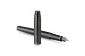 Kirjoitus- ja piirustustarvikkeet - Parker IM Monochrome Fountain Pen | Gun Metal Finish and Trims | Medium Nib | Blue Ink | Gift Box - 2172959