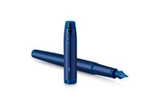 Kirjoitus- ja piirustustarvikkeet - Parker IM Monochrome Fountain Pen | Blue Finish and Trims | Fine Nib | Blue Ink | Gift Box - 2172963
