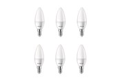 Lamput - Philips LED-lamppu Kerte 4,9 W/827 (40 W) kuuden kappaleen pakkaus E14 - 929003541136