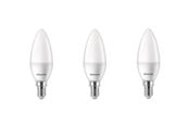 Lamput - Philips LED-lamppu Kerte 2,8 W/827 (25 W) kolmen kappaleen pakkaus E14 - 929003546693