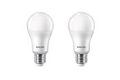 Lamput - Philips LED-lamppu 13 Watin / 827 valon sävyinen (100 Watin teho) matto kahden pakkaus E27 - 929002306872
