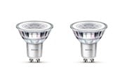 Lamput - Philips LED-lamppu LED-klassikko 4,6 W / 840 (50 W) kahden pakkaus GU10 - 929001218232
