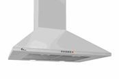 Liesituulettimet - THERMEX Decor 942, 700 mm, With motor, White - 527.41.3171.2