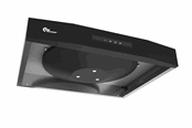Liesituulettimet - THERMEX Airgrip, 598x80 mm, Incl. hygrostat and switch, Black/stainless - 530.26.5000.2