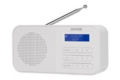 DAB, Verkko- & Kelloradiot - DENVER DAB-42 - Kannettava DAB-radio - DAB/DAB+/FM - Mono - DAB-42WHITE