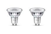 Lamput - Philips LED-lamppu LED-klassikko 3,5 W/827 (35 W) kahden pakkauksessa GU10 - 929001217892