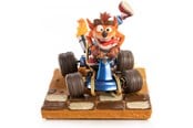 Fanituotteet - First 4 Figures - Crash Team Racing Nitro-Fueled Resin Painted Statue: Crash in Kart (Standard Edition) - Figuuri - 5060316625163