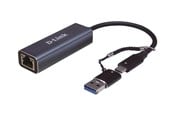 Verkkokortit (verkkosovittimet, tulostuspalvelimet jne.) - D-Link DUB-2315 - verkkosovitin - USB-C / Thunderbolt 3 - 2.5GBase-T x 1 - DUB-2315