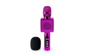 Mikrofonit - BigBen Interactive Party Karaoke Mikrofoni with LED + Bluetooth - Pinkki - PARTYBTMIC2PK