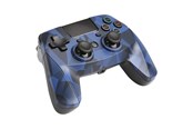 Pelit - lisävarusteet - Snakebyte PELIOHJAIN 4 S LANGATON (CAMO SININEN) - Wireless Controller - Sony PlayStation 4 - SB912726