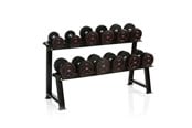 Urheilu & Fitness - Gymstick Rack for 6pr Pro Rubber Dumbbells - 61057-4-6B