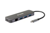 Telakointiasemat - D-Link DUB-2334 - telakointiasema - USB-C - HDMI - GigE - DUB-2334