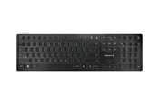 Näppäimistöt - Cherry KW 9100 SLIM - Näppäimistö - Pohjoismainen - Hopea - JK-9100PN-2