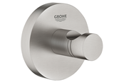 Kylpyhuoneen lisätarvikkeet - Grohe Essentials pyyhekoukku, Supersteel - 40364DC1
