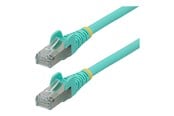 Verkkokaapelit - StarTech.com 1m CAT6a Ethernet Cable - 1 m - aqua - Sininen - 1m - NLAQ-1M-CAT6A-PATCH