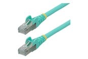 Verkkokaapelit - StarTech.com 1,5 metrin CAT6a Ethernet-kaapeli - Aqua - Sininen - 1m - NLAQ-150-CAT6A-PATCH