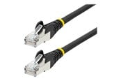 Verkkokaapelit - StarTech.com 10m CAT6a Ethernet Cable - Black - Low Smoke Zero Halogen (LSZH) - Musta - 10m - NLBK-10M-CAT6A-PATCH