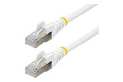 Verkkokaapelit - StarTech.com 1m CAT6a Ethernet Cable - 1 m - white - Valkoinen - 1m - NLWH-1M-CAT6A-PATCH