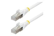 Verkkokaapelit - StarTech.com 3m CAT6a Ethernet Cable - Valkoinen - Valkoinen - 3m - NLWH-3M-CAT6A-PATCH
