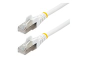 Verkkokaapelit - StarTech.com 50cm CAT6a Ethernet Cable - 50 cm - white - Valkoinen - 0.5m - NLWH-50C-CAT6A-PATCH