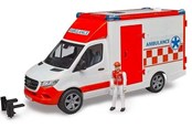 Leluautot - Bruder MB Sprinter Ambulance with driver - BR-02676