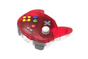 Pelit - lisävarusteet - Retro-Bit Tribute 64 2.4G Punainen - Wireless Controller - Nintendo 64 - RET00310