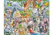 Palapelit - Larsen Puzzles Happy African Eläimet - LA-CZ3