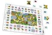 Palapelit - Larsen Puzzles Learning English at the Zoo (Maxi) - LA-EN5EN
