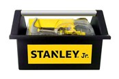 Luovat leikit - Stanley Open Toolbox + 5 pc Toolset Hammer Screwdriver Philips Screwdriver Flat Square Safety Goggle Open Toolbox - TBS005-06-SY