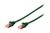 Verkkokaapelit - DIGITUS Professional patch cable - 25 cm - green - Vihreä - 0.25m - DK-1644-0025-G-10