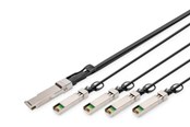 Verkkokaapelit - DIGITUS 40GBase direct attach cable - 3 m - Musta - 3m - DN-81323